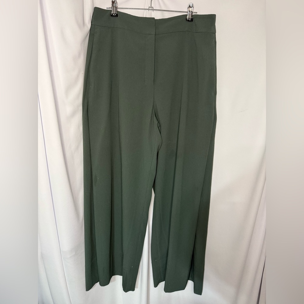 MM LAFLEUR The Zhou Culotte - Eco Heavy Soft Wave Aloe WIDE LEG PANTS - Picture 3 of 7